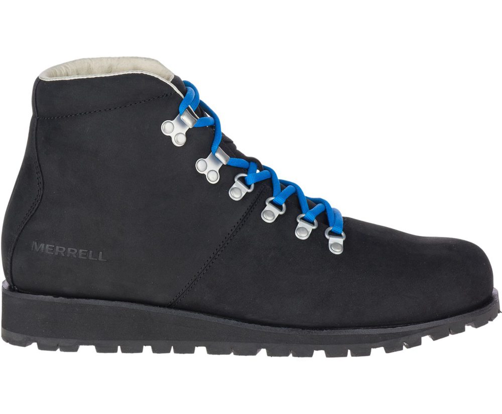 Merrell Boots Black - Wilderness Lt Waterproof - Mens 38CUZRENX